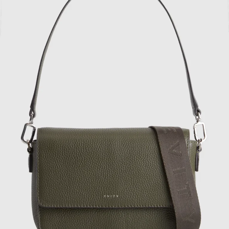 Grace Leather Flap Crossbody Bag