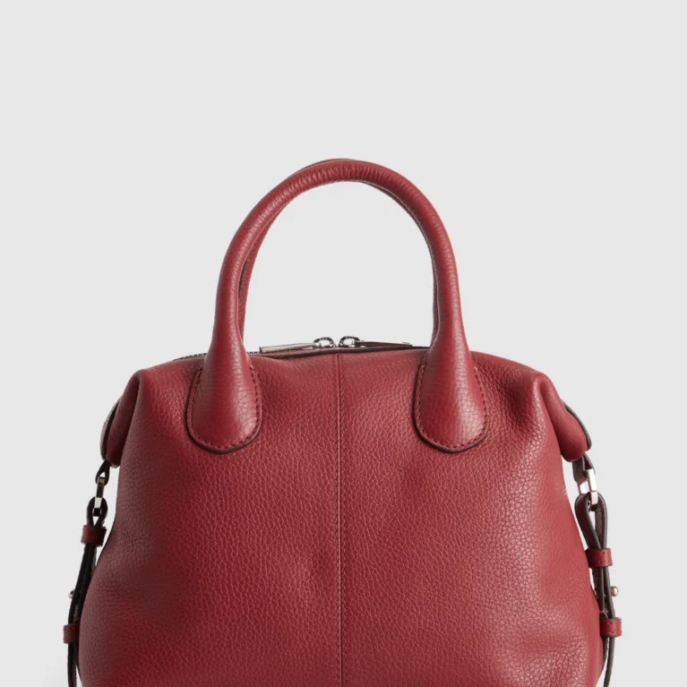 Grace Leather Midi Tote Bag