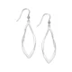 Reagan Twist Charm Drop Earrings in Sterling Silver