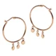 Pastiche Gypsy Moon Earrings in Rose