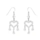 CZ Chandelier Drop Earrings in Sterling Silver