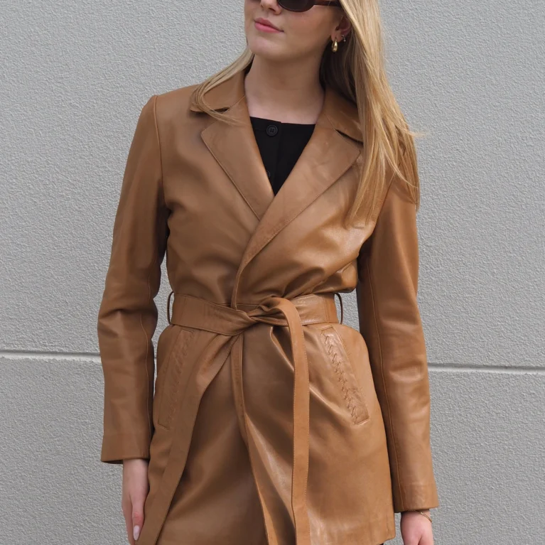 Bronte Wrap Coat | Camel