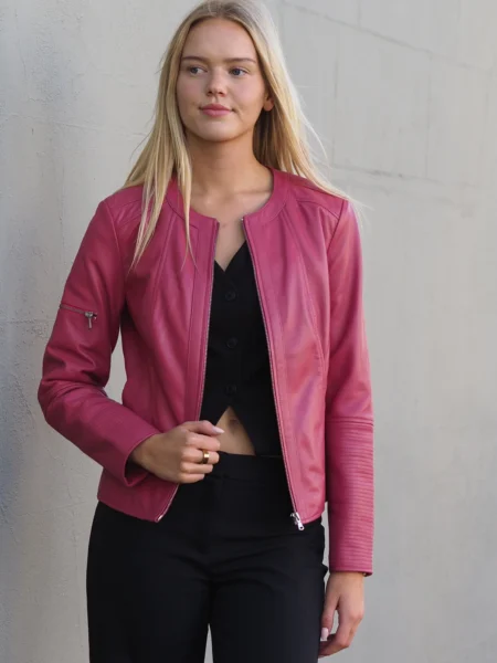 Josette Jacket | Hot Pink